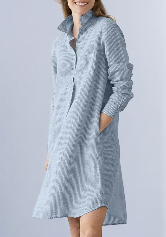 Robe chemise trapèze grande taille