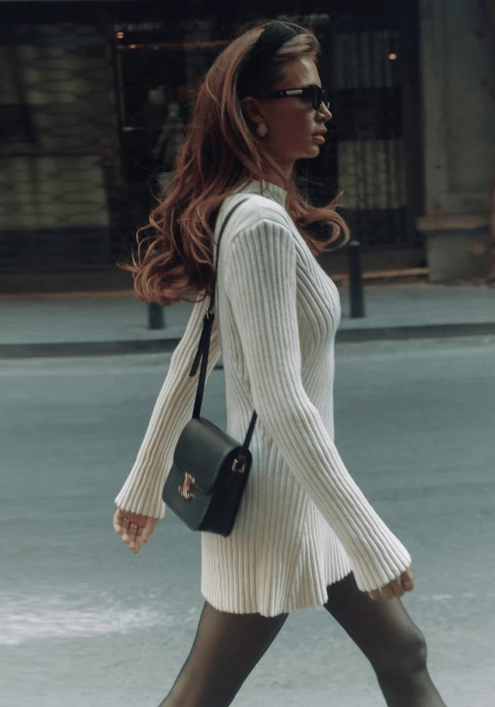 Robe pull femme trapèze