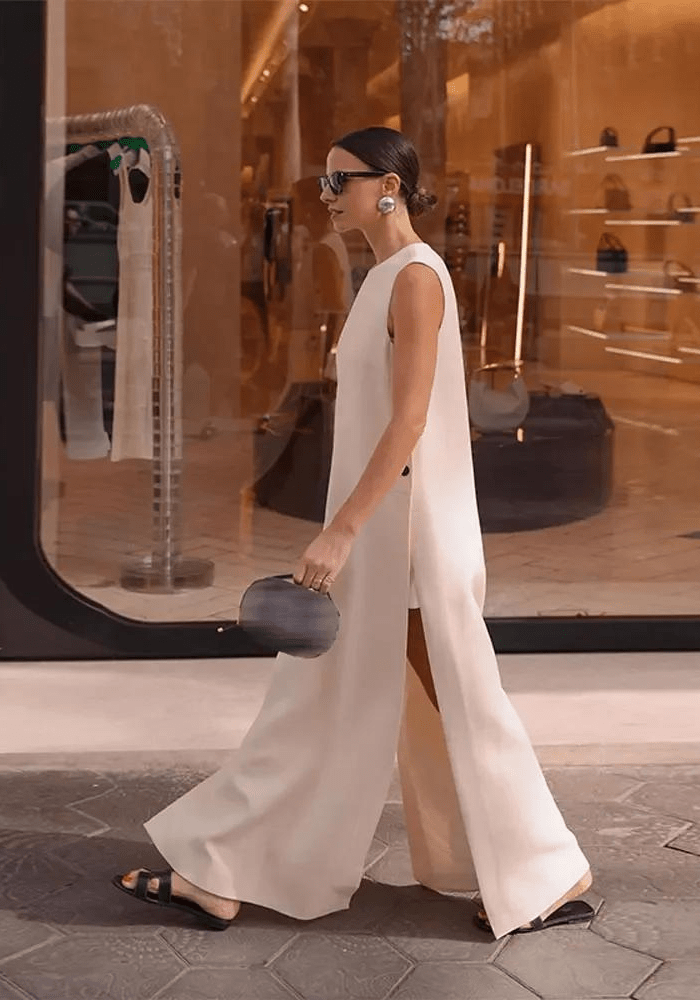 Robe trapèze chic mariage civil