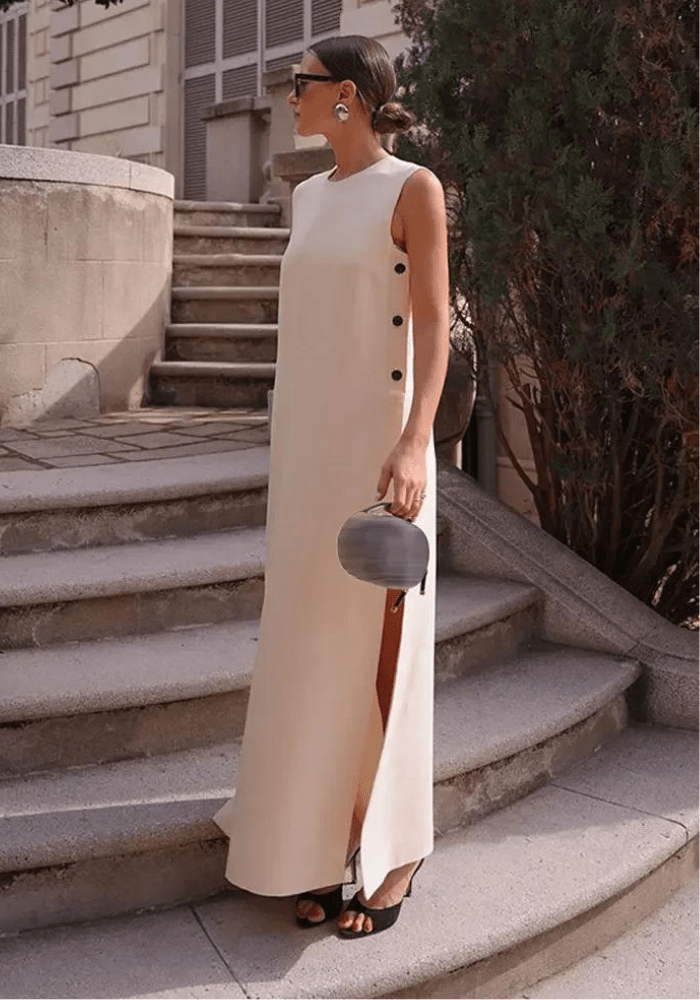 Robe trapèze chic mariage civil